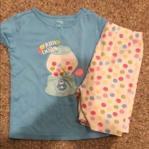 Girls Gymboree Shorties Pajamas